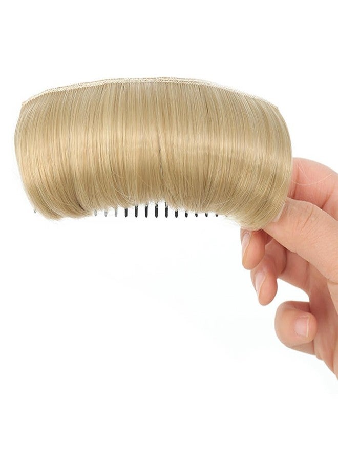 VANTOBEST 2PCS Women’s Blonde Hair Pads Invisible False Hair Bump Clip Volume Hair Base Increased Hair Comb Fluffy Hair Pad Styling Insert Tool (Blonde) - Image 5